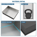 Stainless Steel Shower Niche With Seamless Design For Bathroom Storage