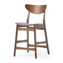 Elegant Counter Height Chair With Cushioned Seat