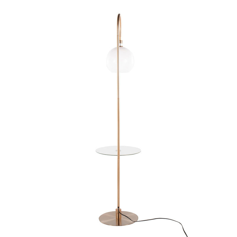 Trombone - Contemporary / Glam Floor Lamp