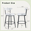 Fashionable Ergonomic High Legged Bar Chairs (Set of 2)