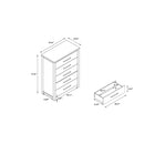 Avery - Chest, Spacious Drawers - Beige