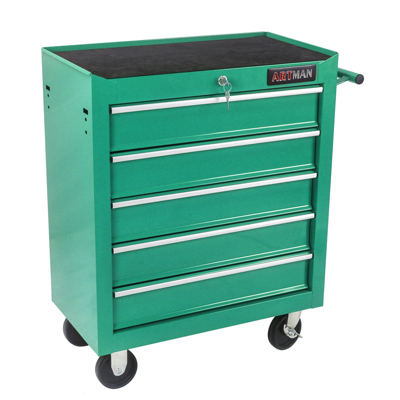Multifunctional Tool Cart With Wheels And Drawers