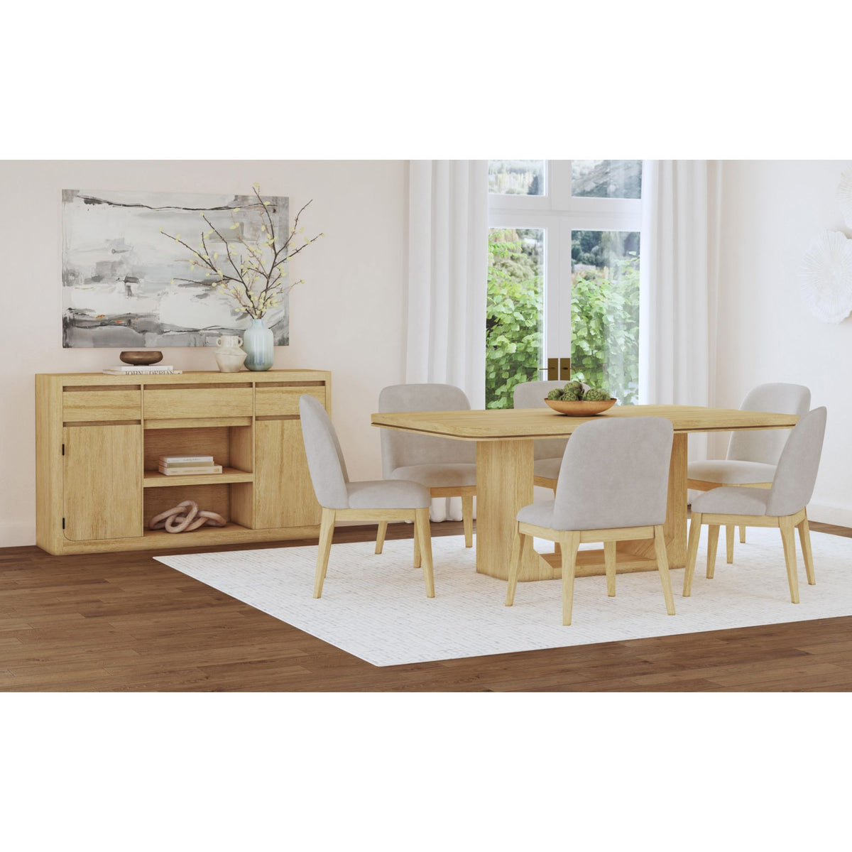 Rosalie Standard Height Dining Set in Black by Elements International, view 20