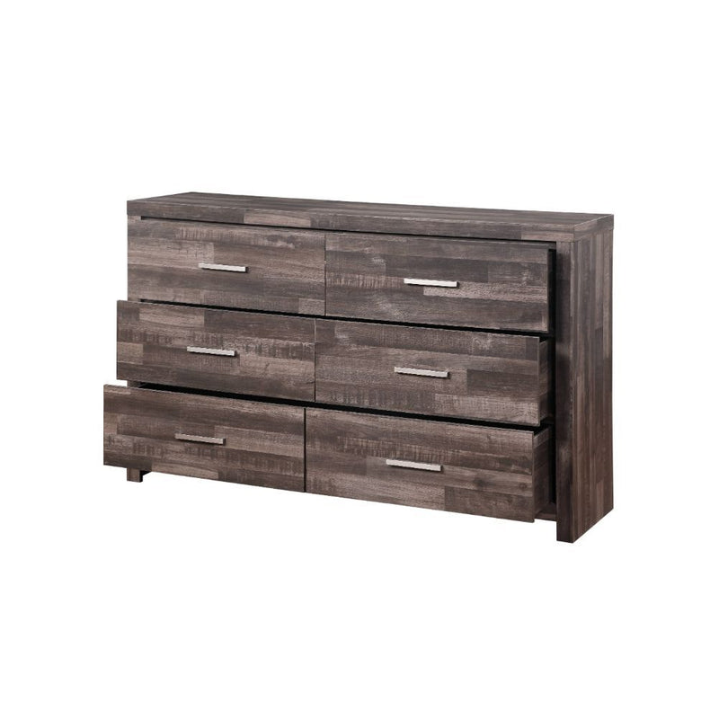 Juniper - Dresser - Dark Cherry - Atlantic Fine Furniture Inc