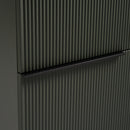 Fluted Bathroom Vanity With Ceramic Sink, Soft Close Slides