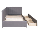 Upholstered Daybed, Sofa Bed Frame, No Box Spring Needed