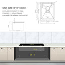 Laundry Workstation Undermount Utility Sink, Deep Single Bowl