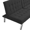 Modern Sofa Bed With Wood Frame And Stainless Legs