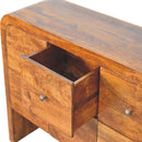 Darcy - 3 Over 3 Drawer Chest - Brown