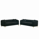 Oversized Sofa, Deep Tufted Couch
