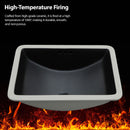 Modern Ceramic Undermount Bathroom Sink With Overflow, High Quality