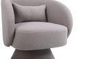 Swivel Accent Chair Armchair, Round Barrel Chair For Living Room Bedroom