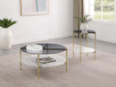 Jonelle - Round Glass Top Table