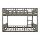 Bunk Bed With Ladder And Guardrails