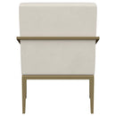 Kirra - Upholstered Metal Arm Accent Chair