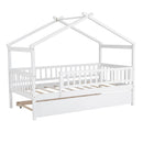 Creativity House Bed With Twin Size Trundle