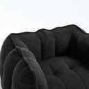 Soft Chenille Bean Bag Chair With High Resilient Foam