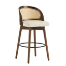 Como - Indoor Wood Barstool (Sey of 2)