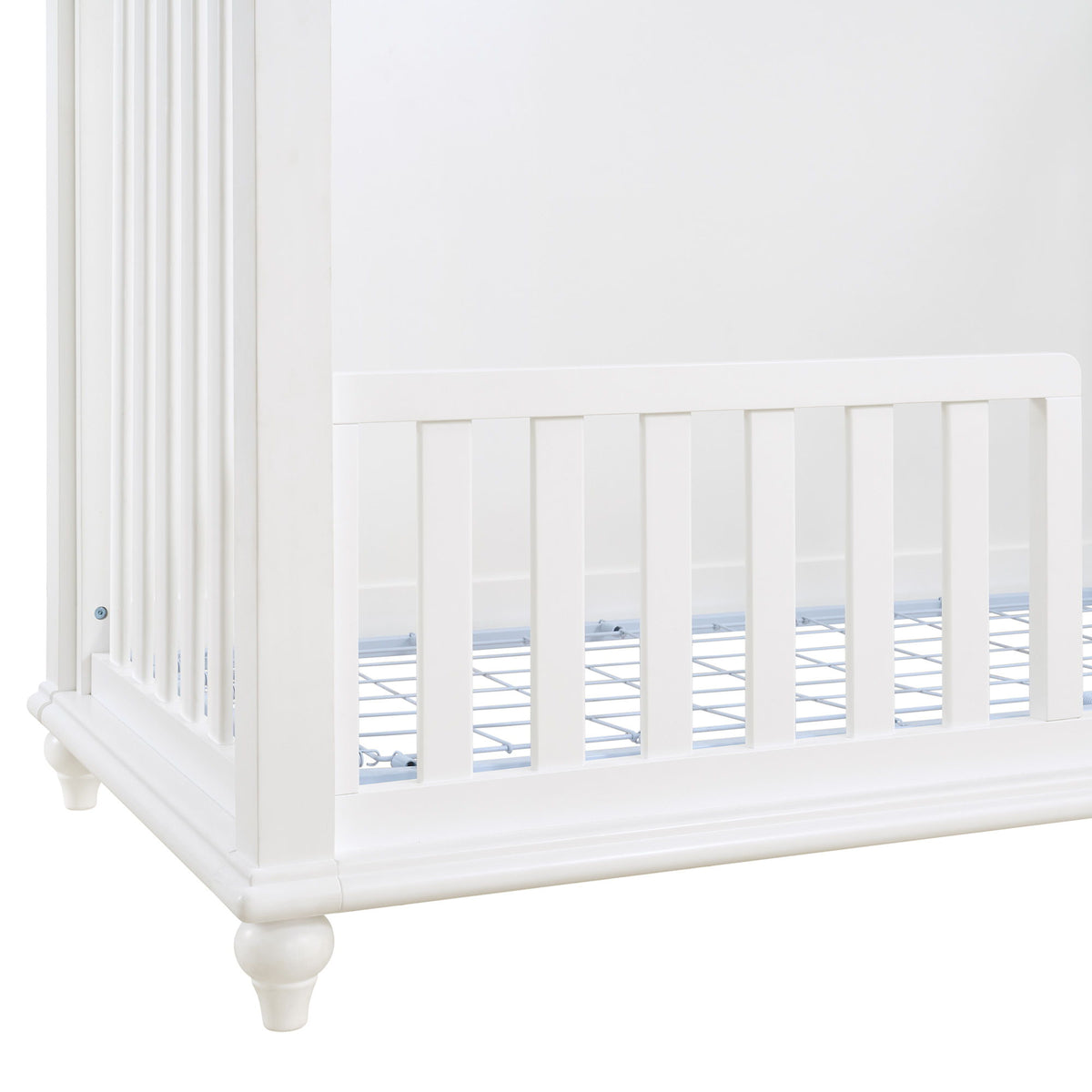 Alana Crib With Guardrails in White by Elements International, view 8
