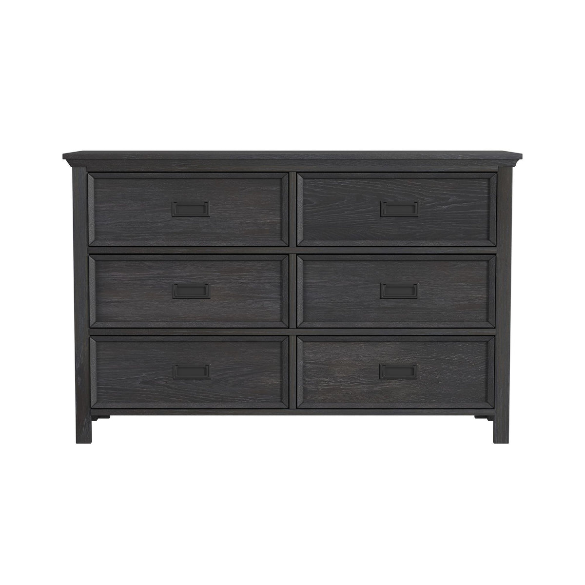 Hampton Kids 6-Drawer Dresser in Black by Elements International, view 15