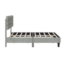 Full Bed Frame with Headboard,Sturdy Platform Bed with Wooden Slats Support,No Box Spring,Mattress Foundation,Easy Assembly