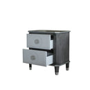 House Beatrice - Nightstand - Charcoal & Light Gray