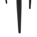 Modern Upholstered Dining Chair With Iron Frame