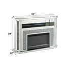 Noralie - Fireplace - Mirrored - 39" - Atlantic Fine Furniture Inc