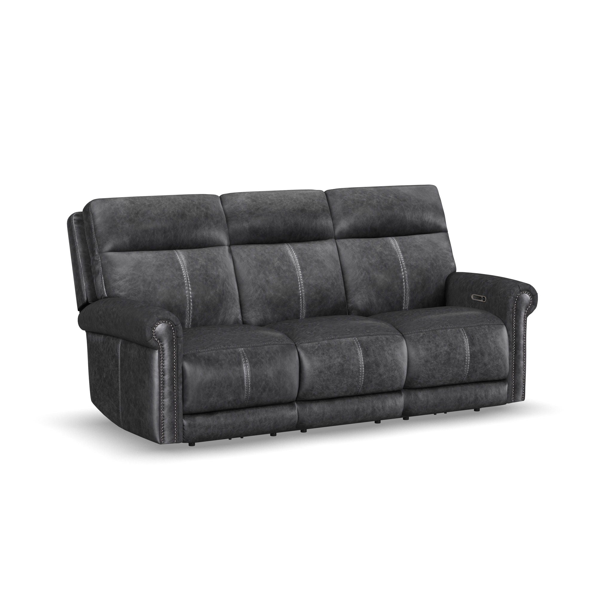 Alexander - Power Reclining Sofa With Console, Power Headrest & Lumbar
