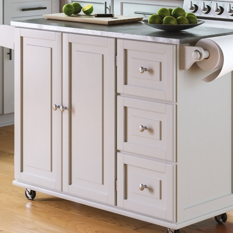 Dolly Madison - Kitchen Cart - Wood - White
