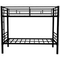 Bunk Bed For Kids, Convertible Frame With Ladders & Guardrail