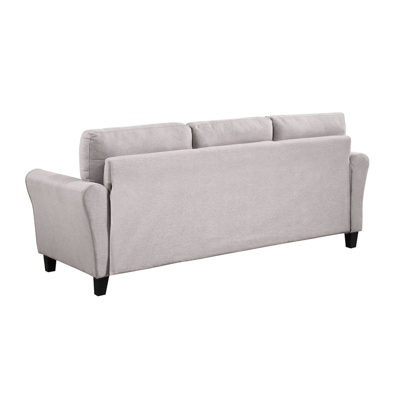 Modern Living Room Sofa Linen Upholstered Couch Furniture For Home Or Office