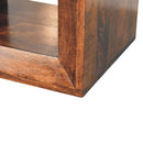 Solis - Open Side Table - Brown