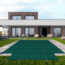 16 X 32 Ft High Strength Pool Safety Cover For Inground Winter Swimming Pools With Center End Step