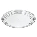 Designer Swirl Acrylic Dinner Plates (Set of 4)
