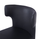 Modern Bar Stools With Upholstery And Metal Footrest (Set of 2)