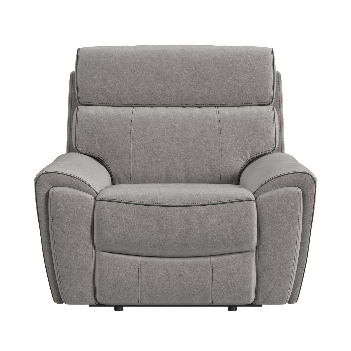 Jackpot P1 Recliner in Explore Light Gray by Elements International, view 8