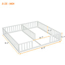 Double Floor Bed With Fence, Guardrails, Without Door