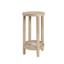Bedford - Round Accent Table - Reclaimed Wheat