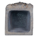 Greek God Statue Planter With Legs - Gray