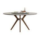 Modern Sintered Stone Dining Table Set With Chairs