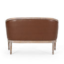 French Country Chesterfield Style Tufted Loveseat