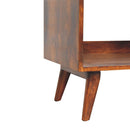 Open Top Media Unit - Brown