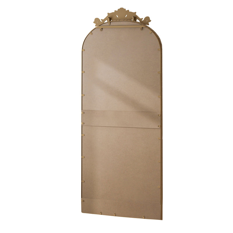 Vintage Arched Full Body Mirror, Wall Mounted For Living Room