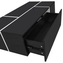 Extendable Coffee Table With 2 Hidden Storage Space And 2 Drawers For Living Room