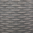 Outdoor Lightweight End Table Round Concrete Outdoor Side Table - Natural