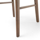 Elegant Fabric Dining Chair With Cushioned Seat