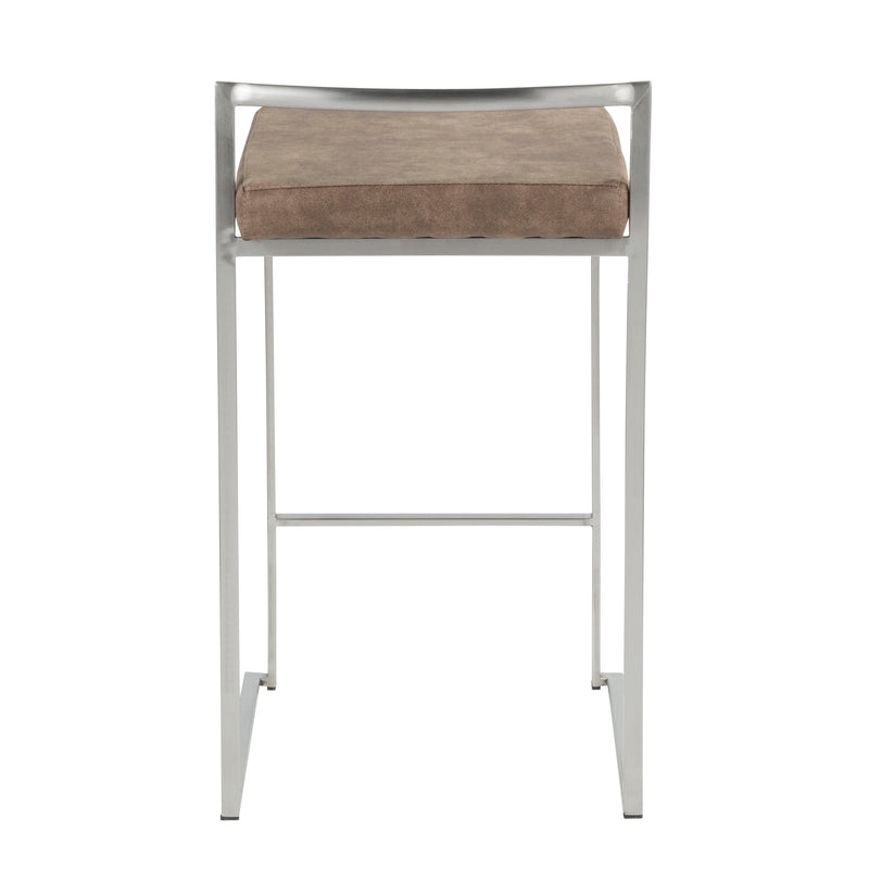 Fuji - Contemporary Elegant Stackable Counter Stool Set