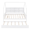 House Bed With Trundle, Kids Bed With Shelf