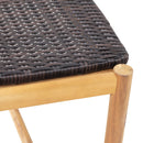 Cambria - Rustic 3 Seater Bench - Teak